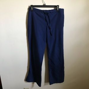 Navy blue scrub pants